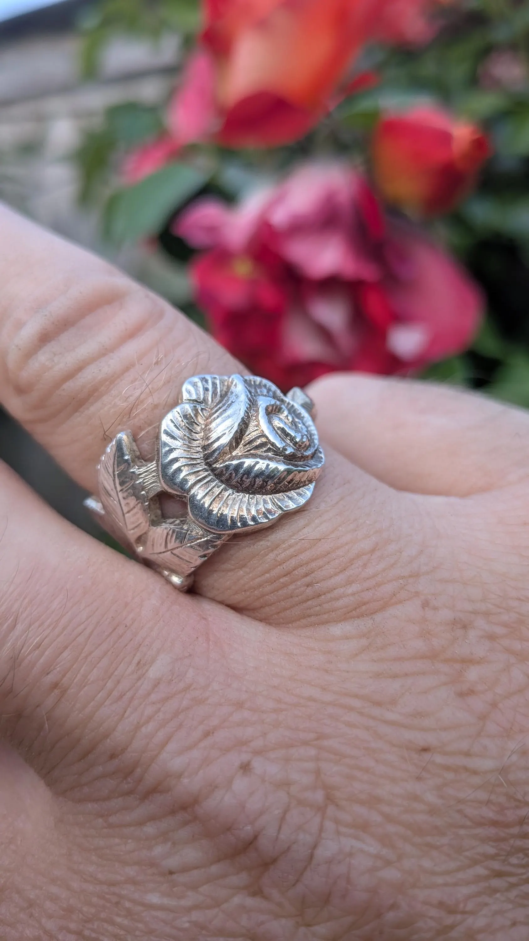 Hildesheimer Rose Spoon Ring Silver Plated 100 - Image 6