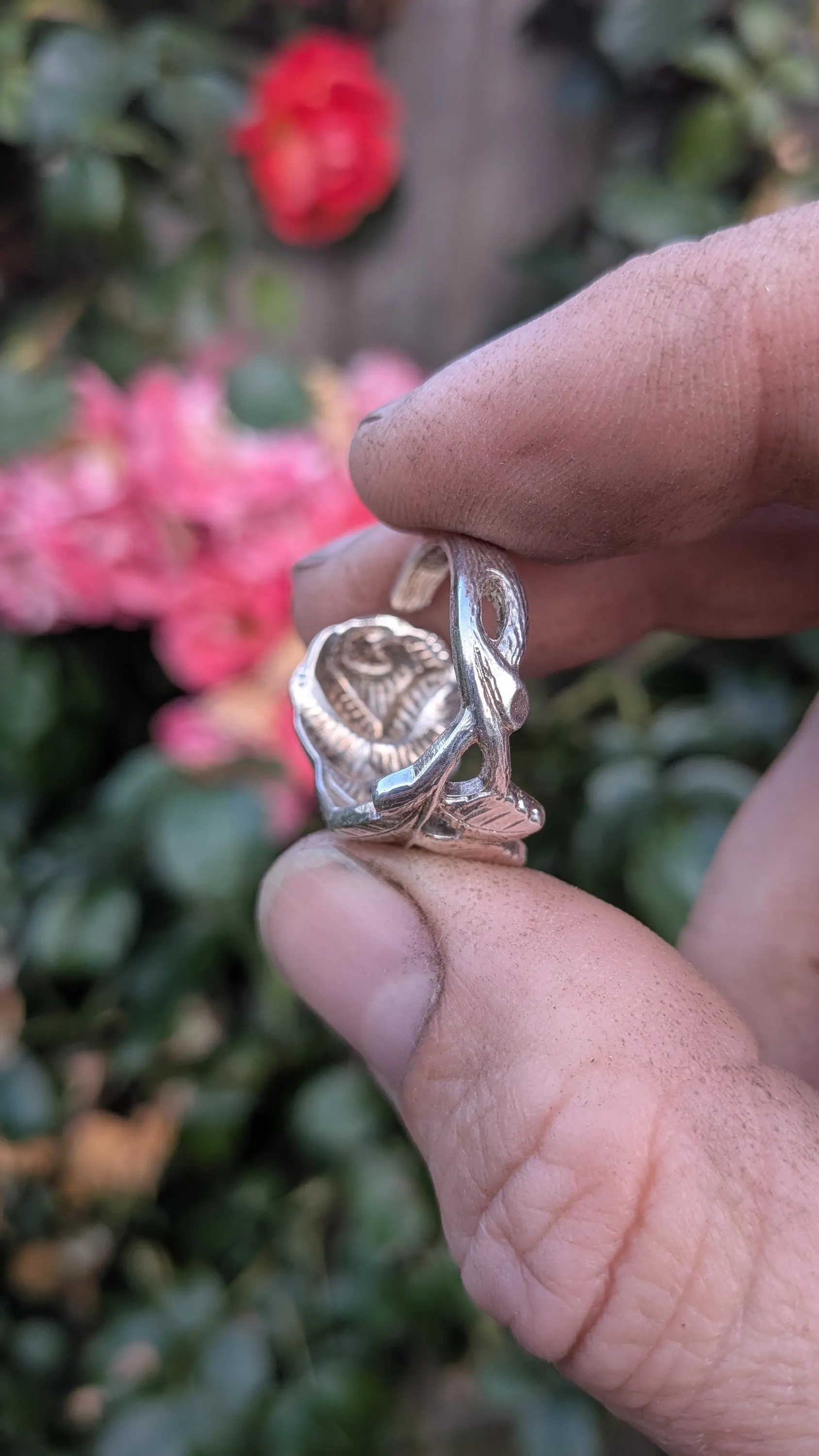Hildesheimer Rose Spoon Ring Silver Plated 100 - Image 7